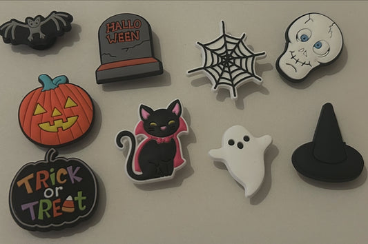 Spooky Halloween Croc Charms -Set of 9!