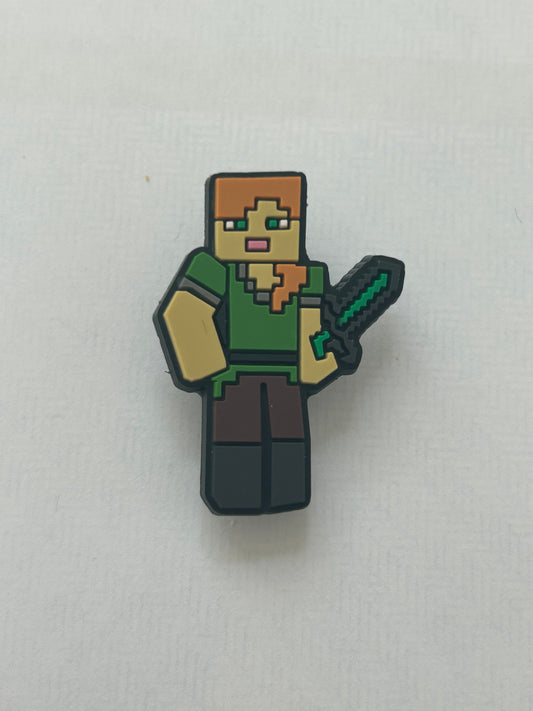 Minecraft Alex Shoe Charm
