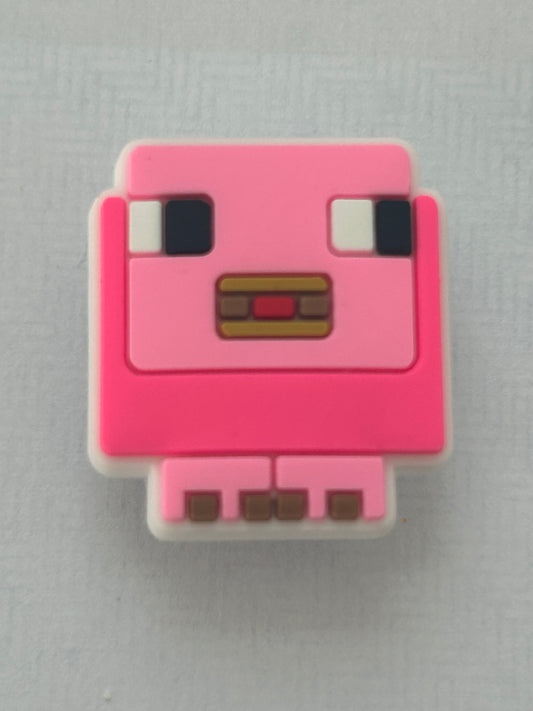 Minecraft Pig Shoe Charm