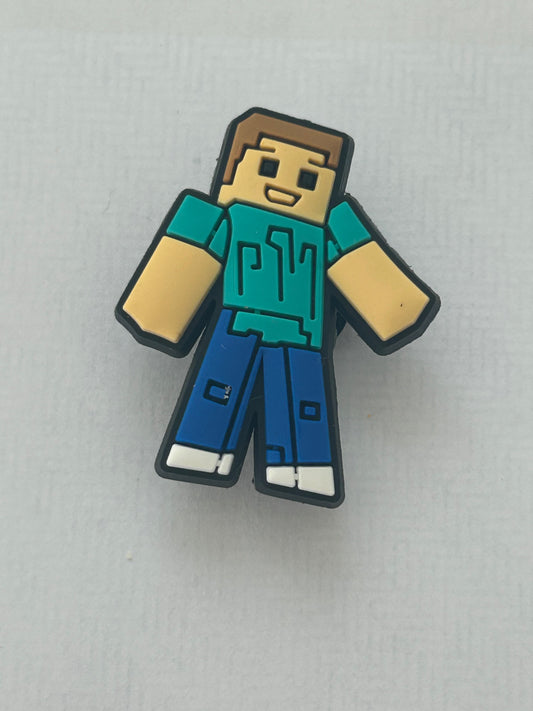 Minecraft Steve Shoe Charm
