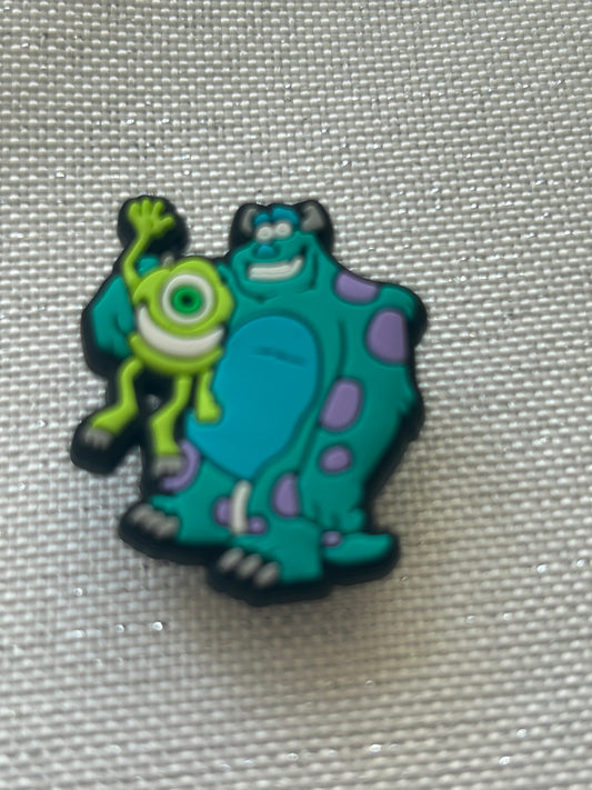 Sully and Mike Shoe Charm